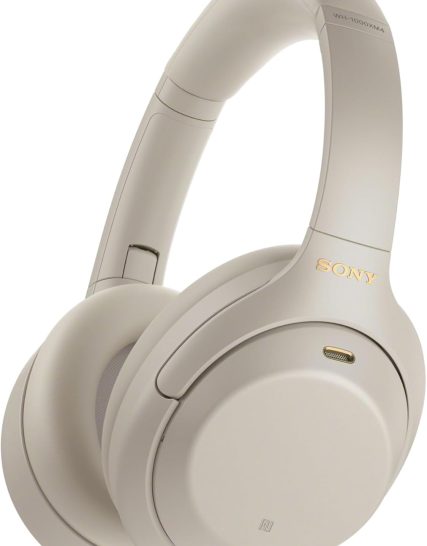 Pro Series DailyUse Sony WH-1000XM4 Wireless Premium Noise Canceling Overhead Headphones with Mic for Phone-Call and Alexa Voice Control, Black WH1000XM4 Shock Resistant Frame