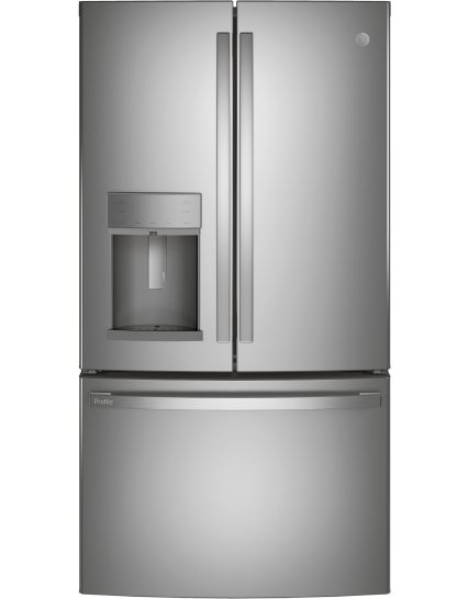 Curated Collection HomePro GE Profile™ Series ENERGY STAR® 27.7 Cu. Ft. Fingerprint Resistant French-Door Refrigerator with Hands-Free AutoFill Space Saving Design