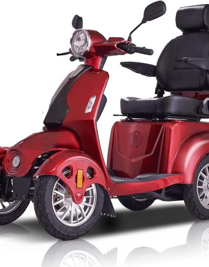 Value Pick NordicMarkt Heavy Duty 4 Wheel Mobility Scooters for Seniors & Adults 500lbs Capacity Energy Saving