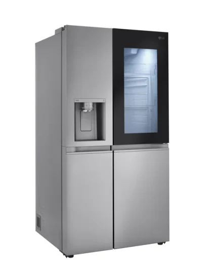 Modern ForgeCraft 27 Cu. Ft. Side-By-Side Instaview Refrigerator Small Batch Production