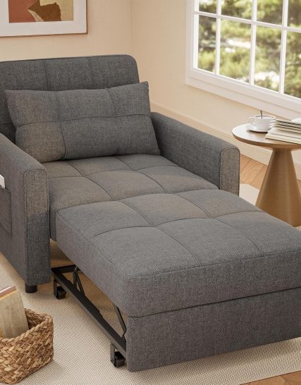 Value Pick NordicMarkt ? 40 Inch 3-in-1 Convertible Chair Bed,Sofa Bed. Small Batch Production