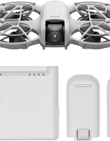 Lightweight CoreLiving DJI Neo Three-Battery Combo, Mini Drone with 4K UHD Camera for Adults, 135g Self Flying Drone that Follows You, Palm Takeoff, Subject Tracking, QuickShots, Stabilized Video (Controller-Free) Portable