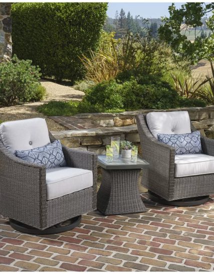 Lightweight CoreLiving SunVilla Malibu 3-piece Outdoor Patio Seating Set（Out of stock soon） Ergonomic Grip